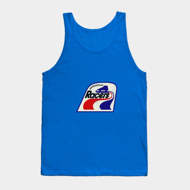 Vintage Indianapolis Racers Hockey 1977 Tank Top by LocalZonly